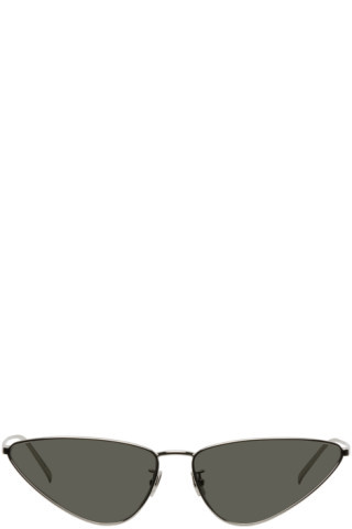 Saint Laurent - Silver SL 487 Sunglasses | SSENSE