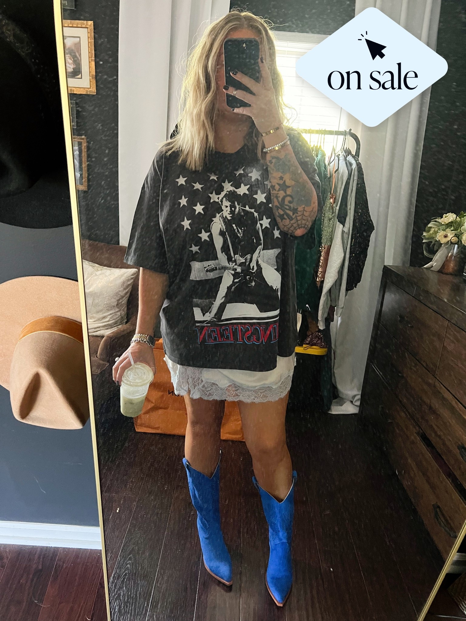 What I wore this weekend in Nashville 💙✨🎶

Tee is on sale and so is the slip dress!

#LTKSaleAlert #LTKMidsize #LTKShoeCrush