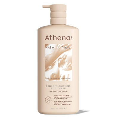 Athena Club Skin Replenishing Body Wash - Golden Vanilla - 18 fl oz: Liquid, Basic Cleansing, Whole Body, Combination Skin | Target