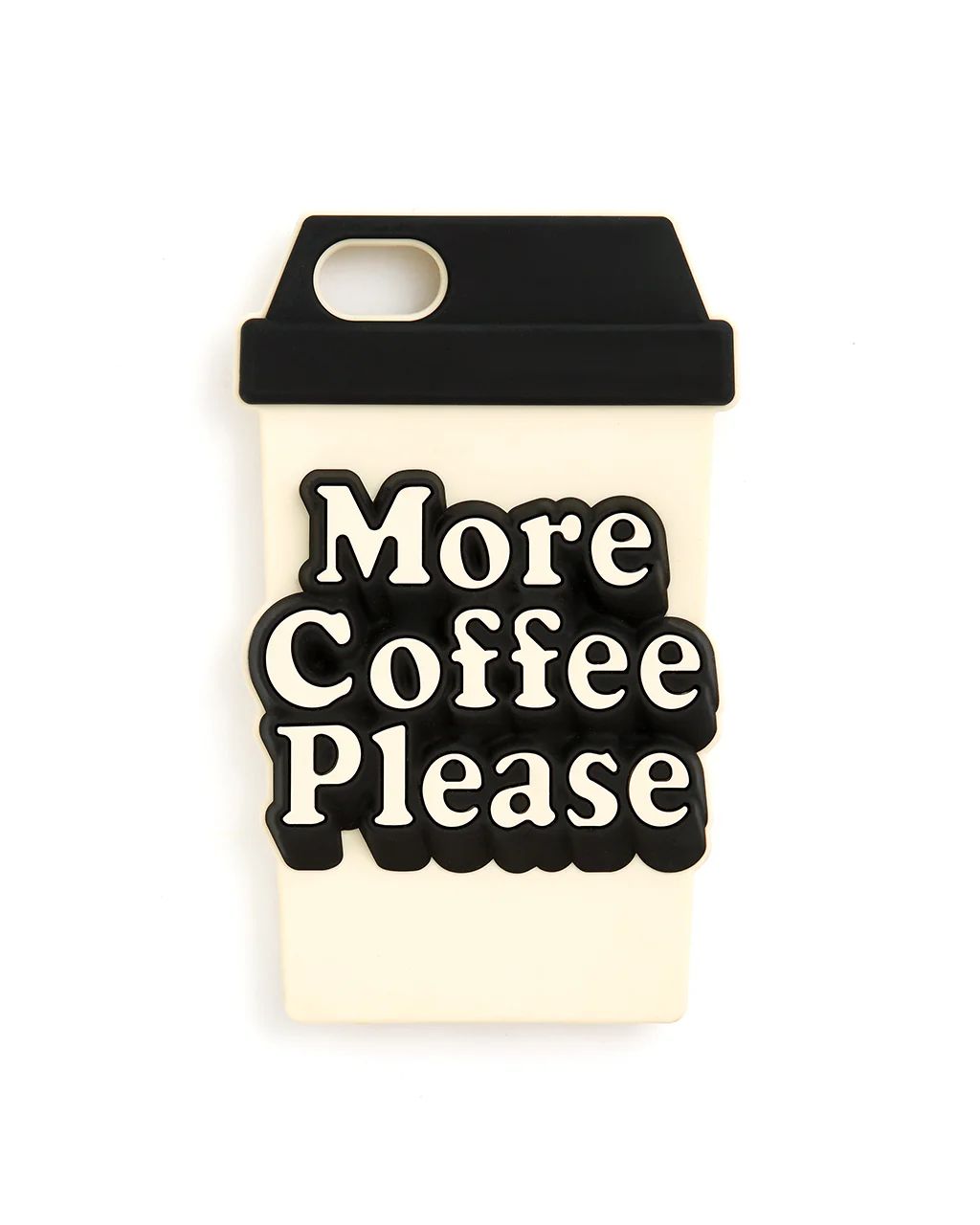 silicone iphone case - more coffee please | ban.do Designs, LLC
