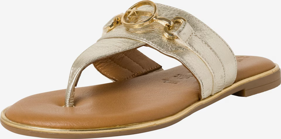 Tamaris Teenslipper in Goud | ABOUT YOU NL