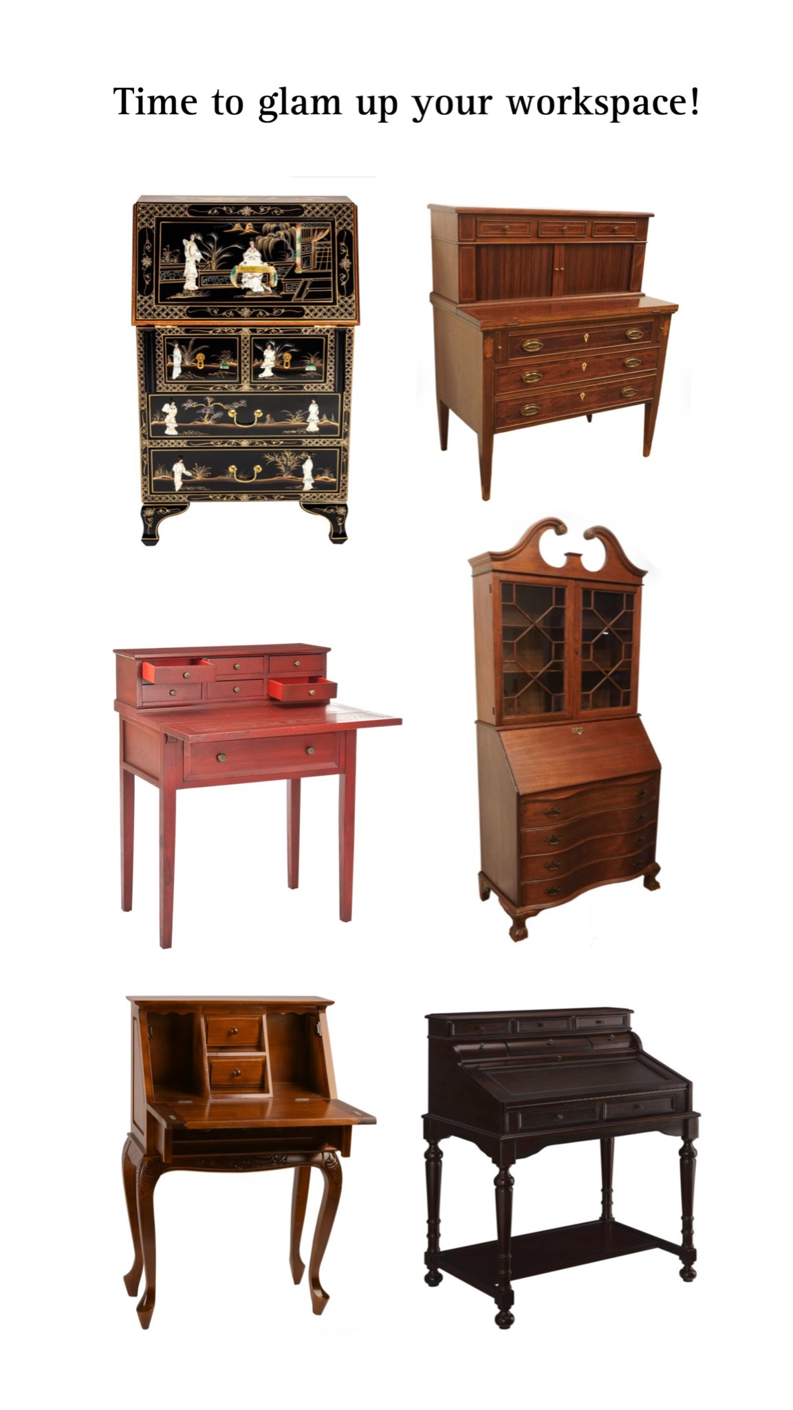 Beautiful Secretary desks for every budget! Shop the link 🤓

#LTKhome #LTKFind