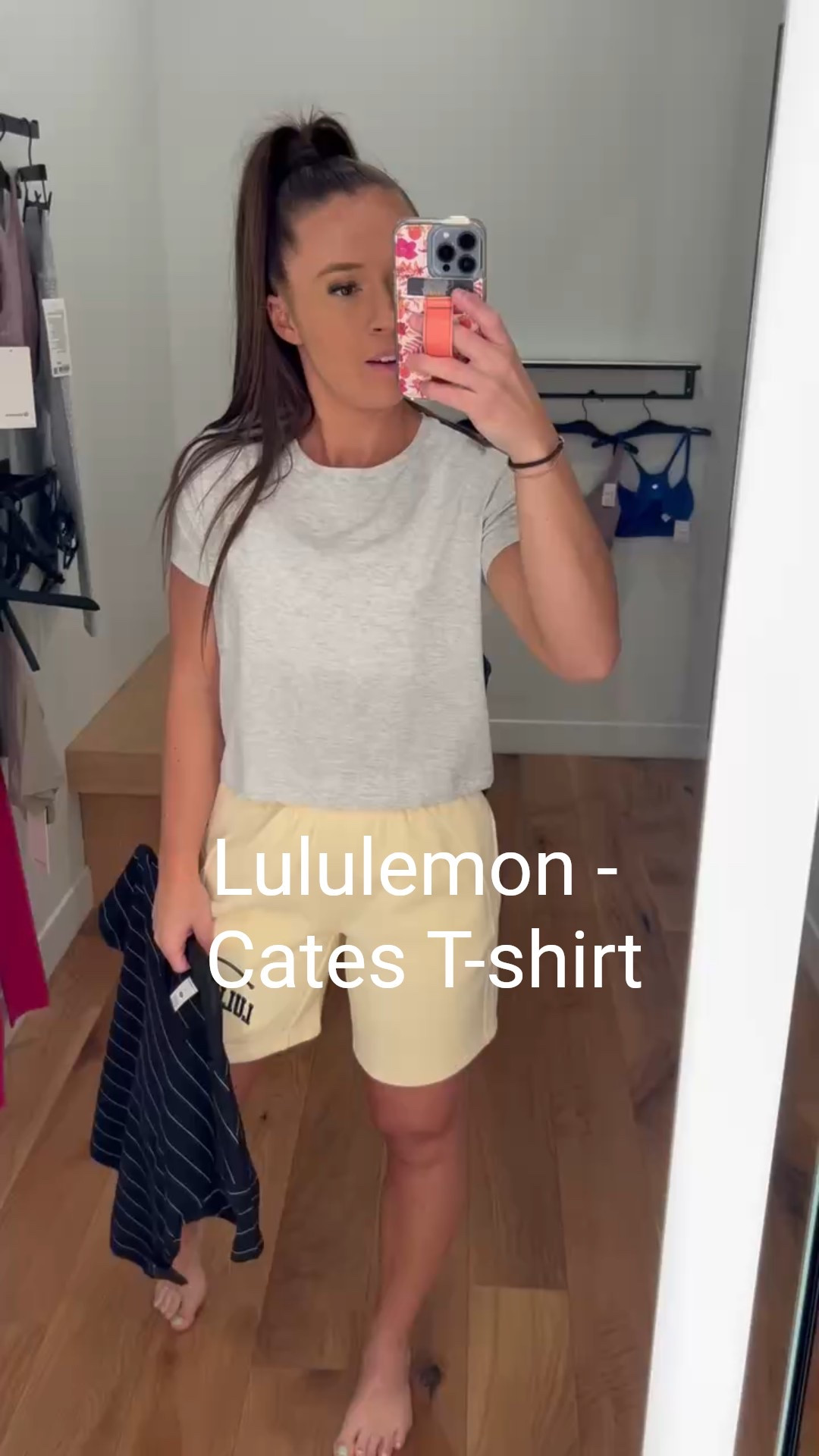 Cates Tee from Lululemon with some super comfy lounge shorts! 

#LTKStyleTip #LTKActive #LTKWorkwear