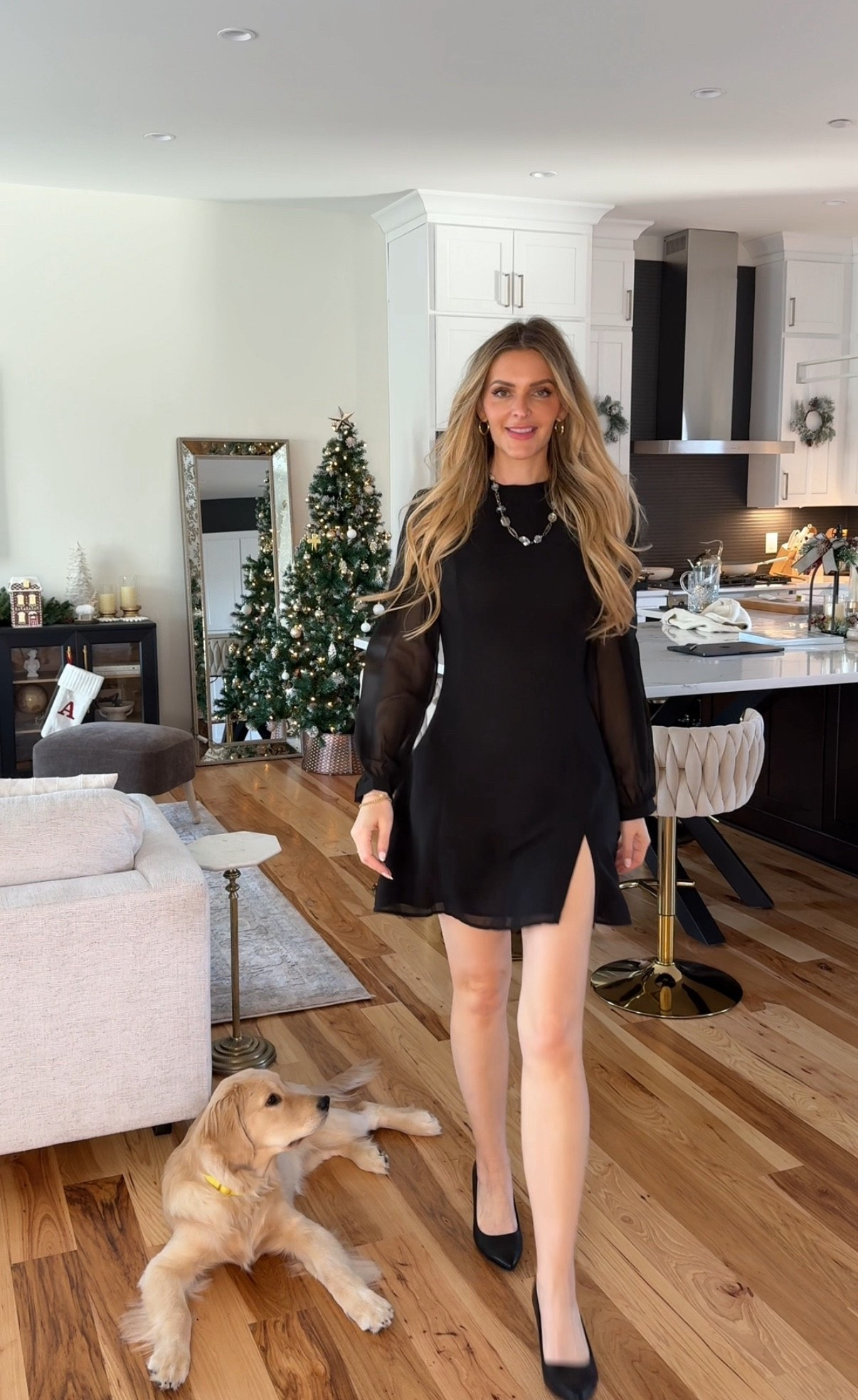 The perfect long sleeve little black dress 

#LTKootd #LTKHoliday #LTKSeasonal