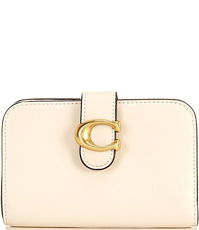 COACH Tabby Leather Wallet - Chalk | Dillard's