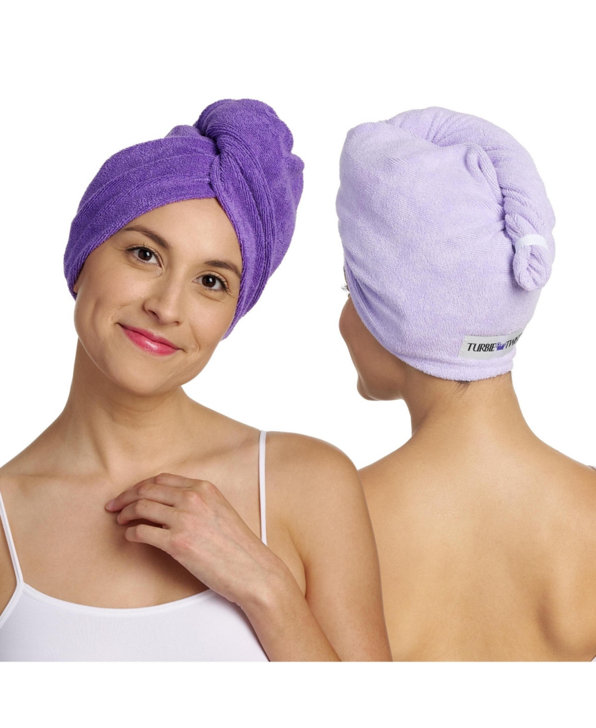 Turbie Twist Deluxe Wet Dry - Microfiber Tt and Shower Cap Multicolor - Bright purple 521 | Macy's