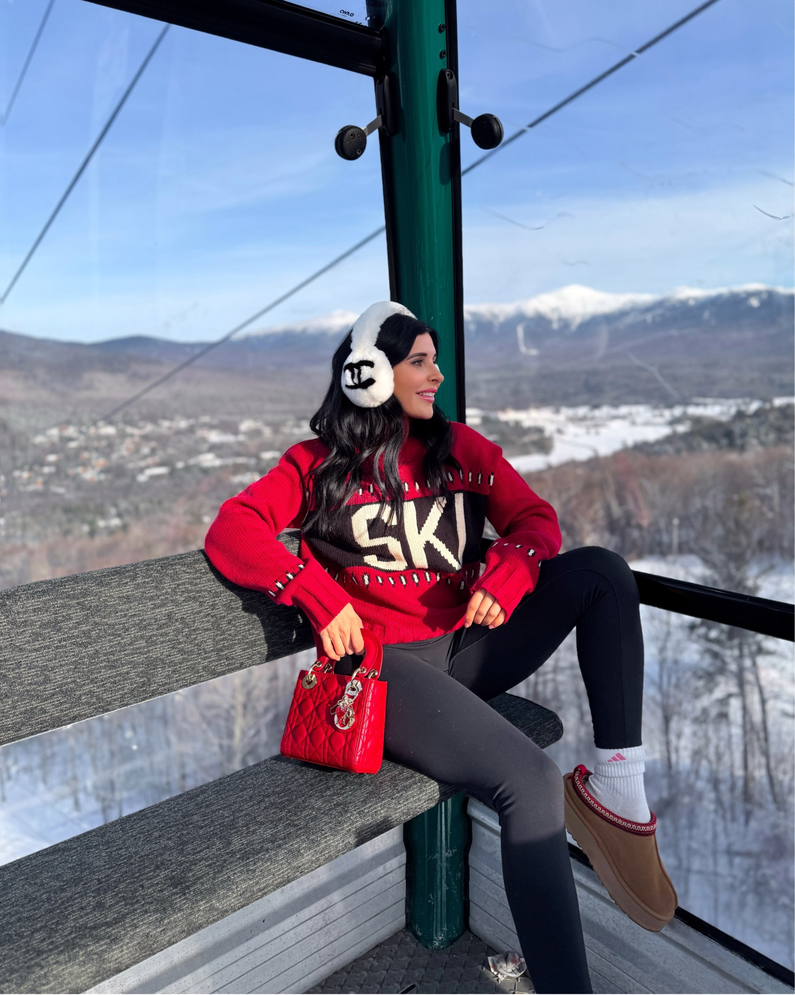 Cozy and cute Revolve Lovers and friends ski red oversized sweater ❤️ Wearing XS 

#LTKHoliday #LTKStyleTip #LTKSeasonal