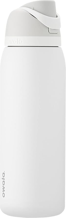 Owala FreeSip Stainless Steel Water Bottle 40 oz Shy Marshmallow | Amazon (US)