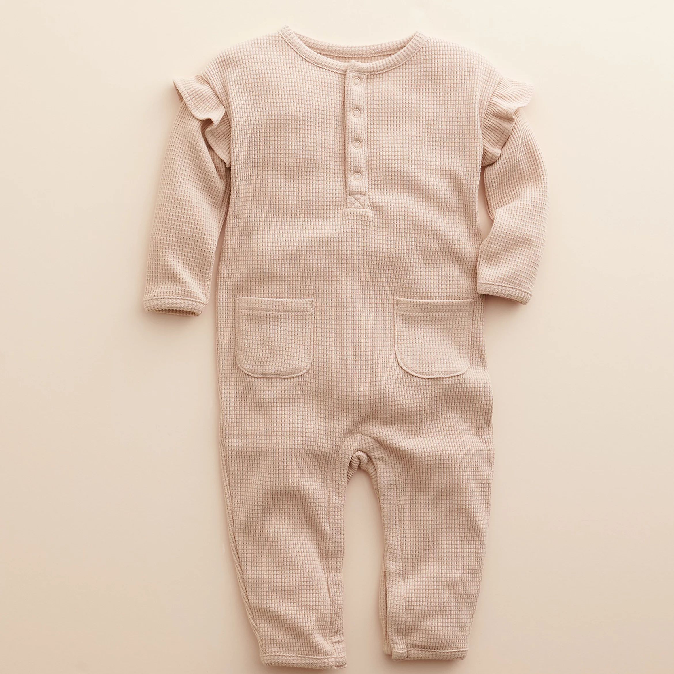 Baby Girl Little Co. by Lauren Conrad Henley Romper | Kohl's