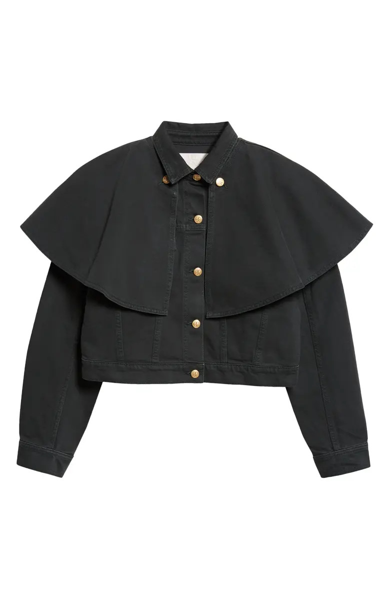Ulla Johnson The Agata Cape Denim Jacket | Nordstrom | Nordstrom