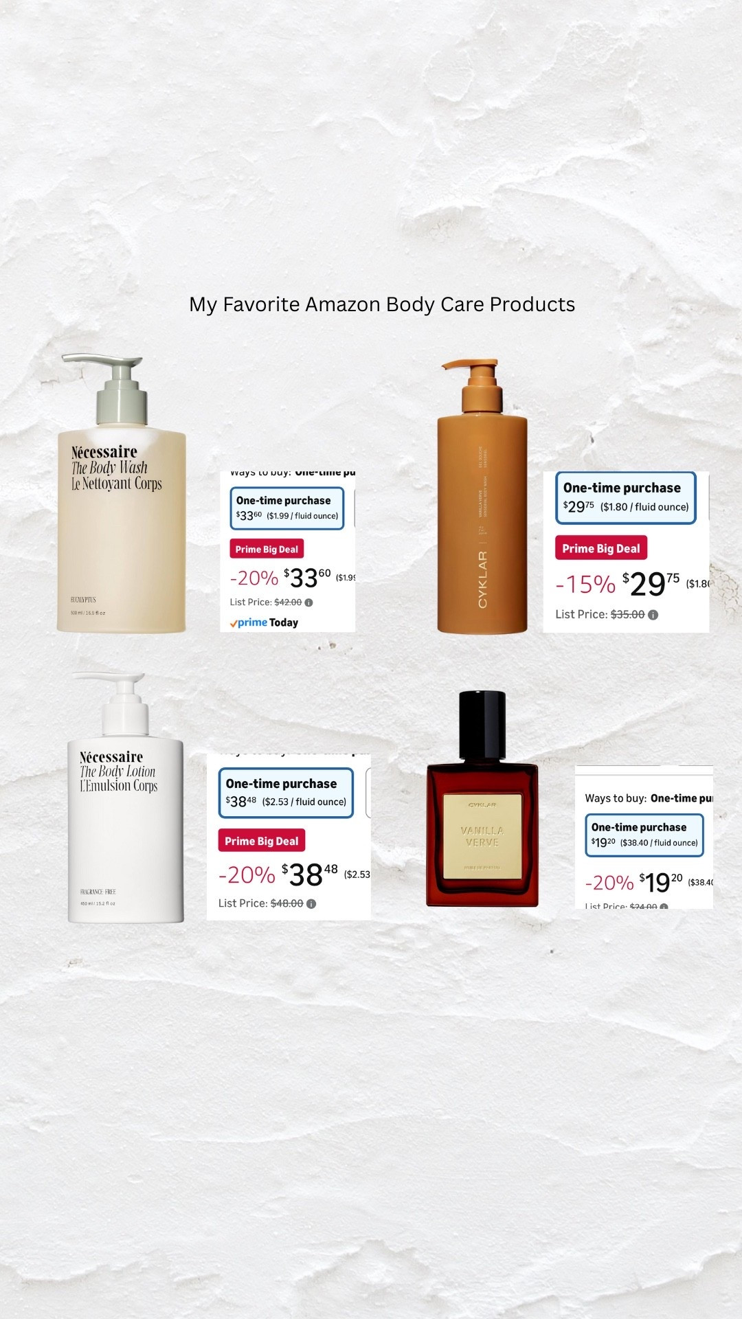 Amazon prime day deals are here and these are my favorite body products that I love from Amazon! 

#primeday #amazonprimeday 

#LTKBeauty #LTKSaleAlert #LTKFindsUnder50