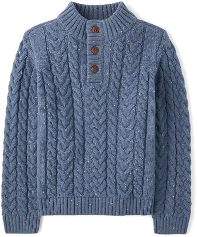 Gymboree Baby-Boys and Toddler Mock Neck Cable Knit Sweater | Amazon (US)