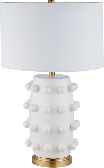 Henn&Hart 25.5'' Modern 1-Light Ceramic Table Lamp with Spherical Orbs on Lamp Body with White Fa... | Amazon (US)