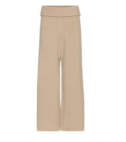 Ribbed wide-leg wool trousers | Mytheresa (DACH)