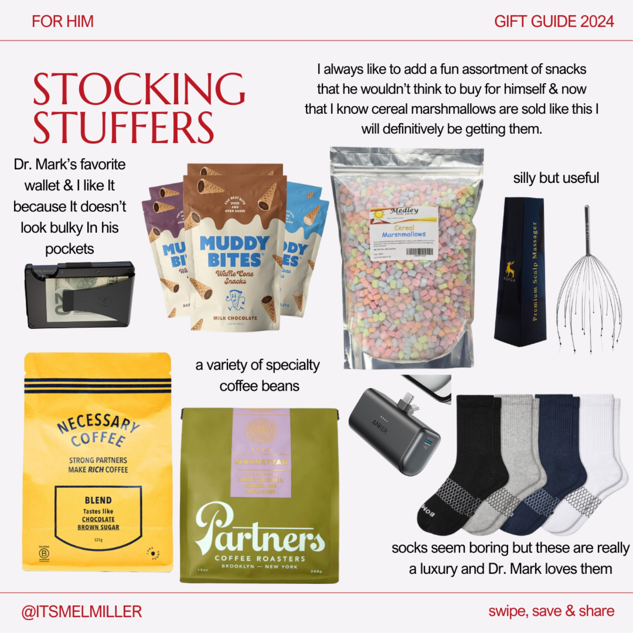 Stocking stuffers for him 