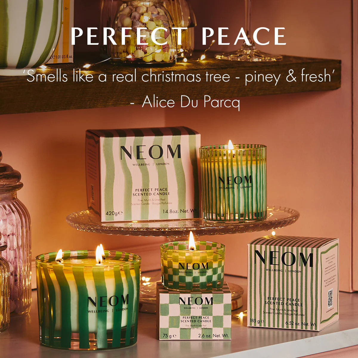 Perfect Peace Scented Candle (1 Wick) | NEOM Organics