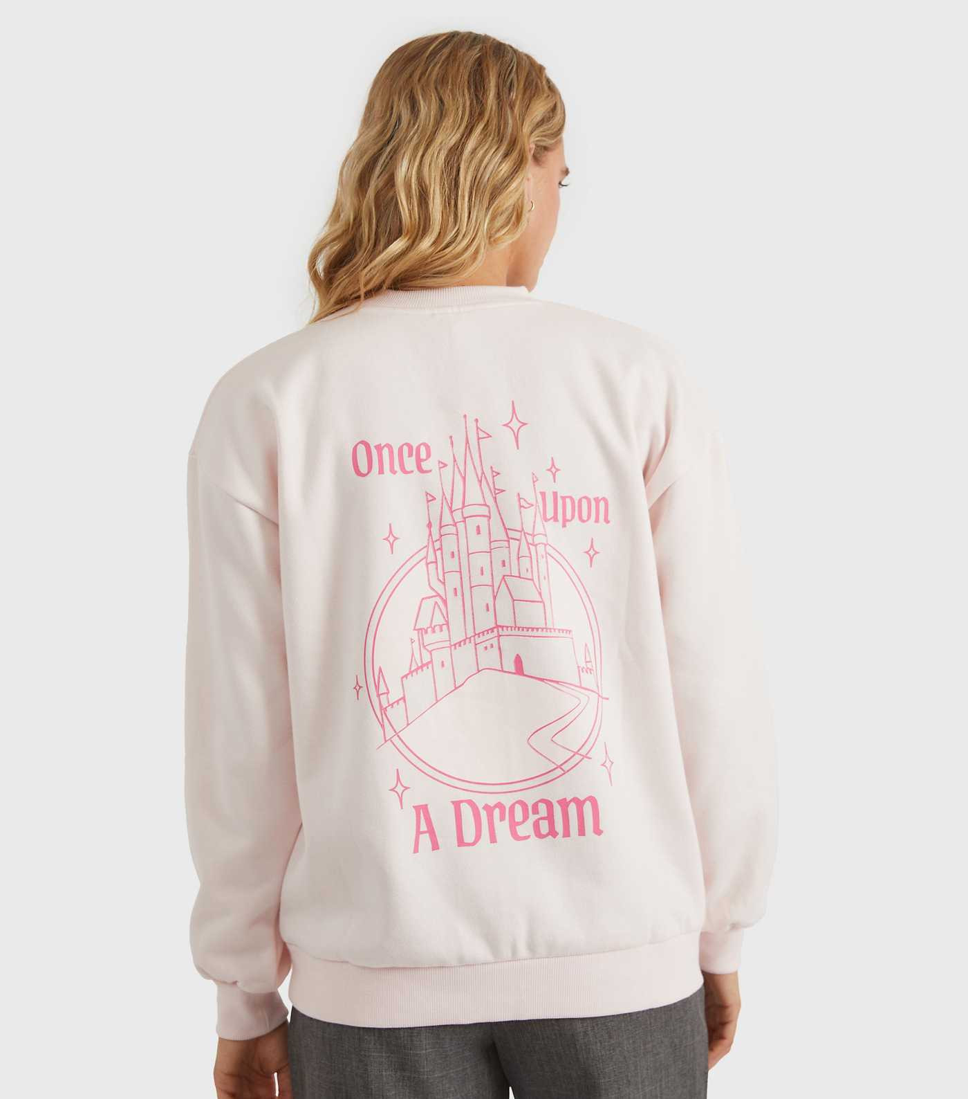 Custard Clothing Light Pink Disney Once Upon Dream Sweatshirt | New Look | New Look (UK)