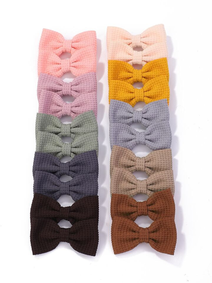 20pcs Candy-colored Children Hair Clips With Butterfly Knot Design, Great For Festival Party Girl... | SHEIN