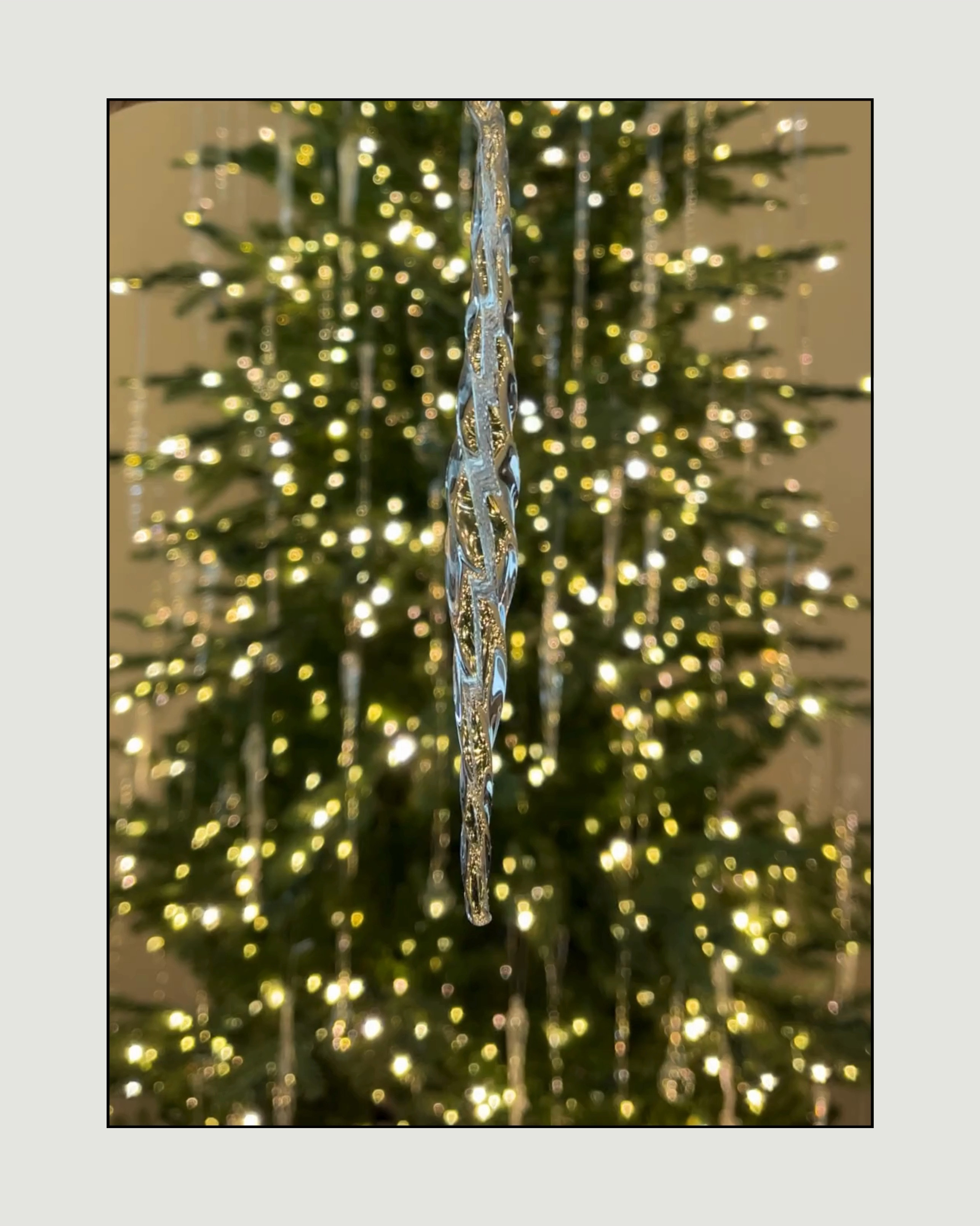 Various glass icicle ornaments for a chic and modern Christmas tree 

#LTKHoliday