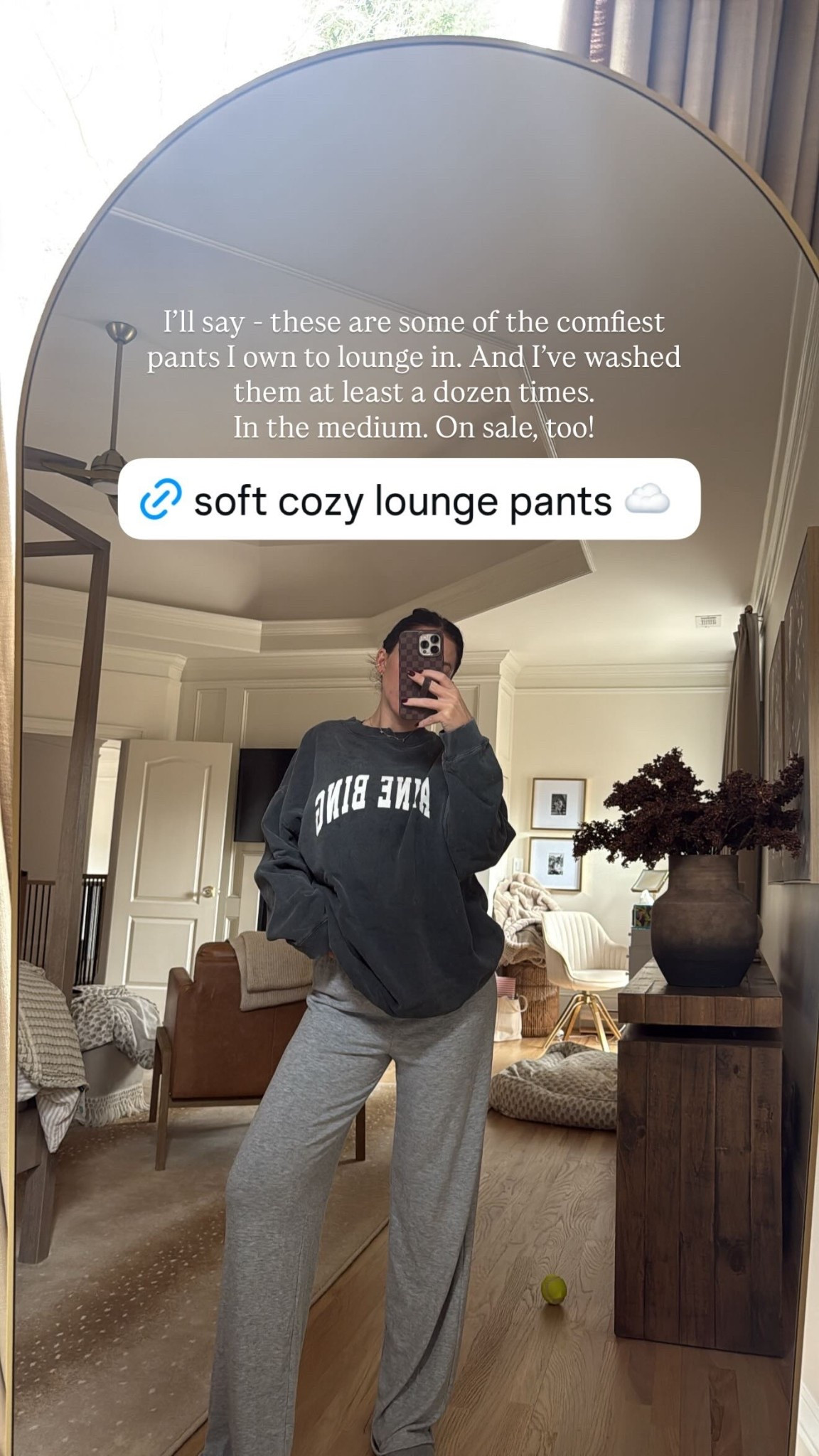 I’ll say - these are some of the comfiest pants I own to lounge in. And I’ve washed them at least a dozen times. 
In the medium. On sale, too!