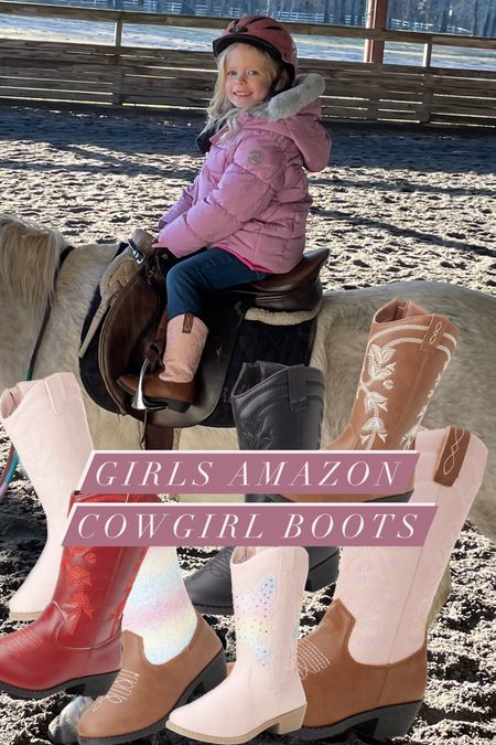 The cutest Amazon boots for the little cowgirl in your life 🤠💗

#LTKkids #LTKfamily