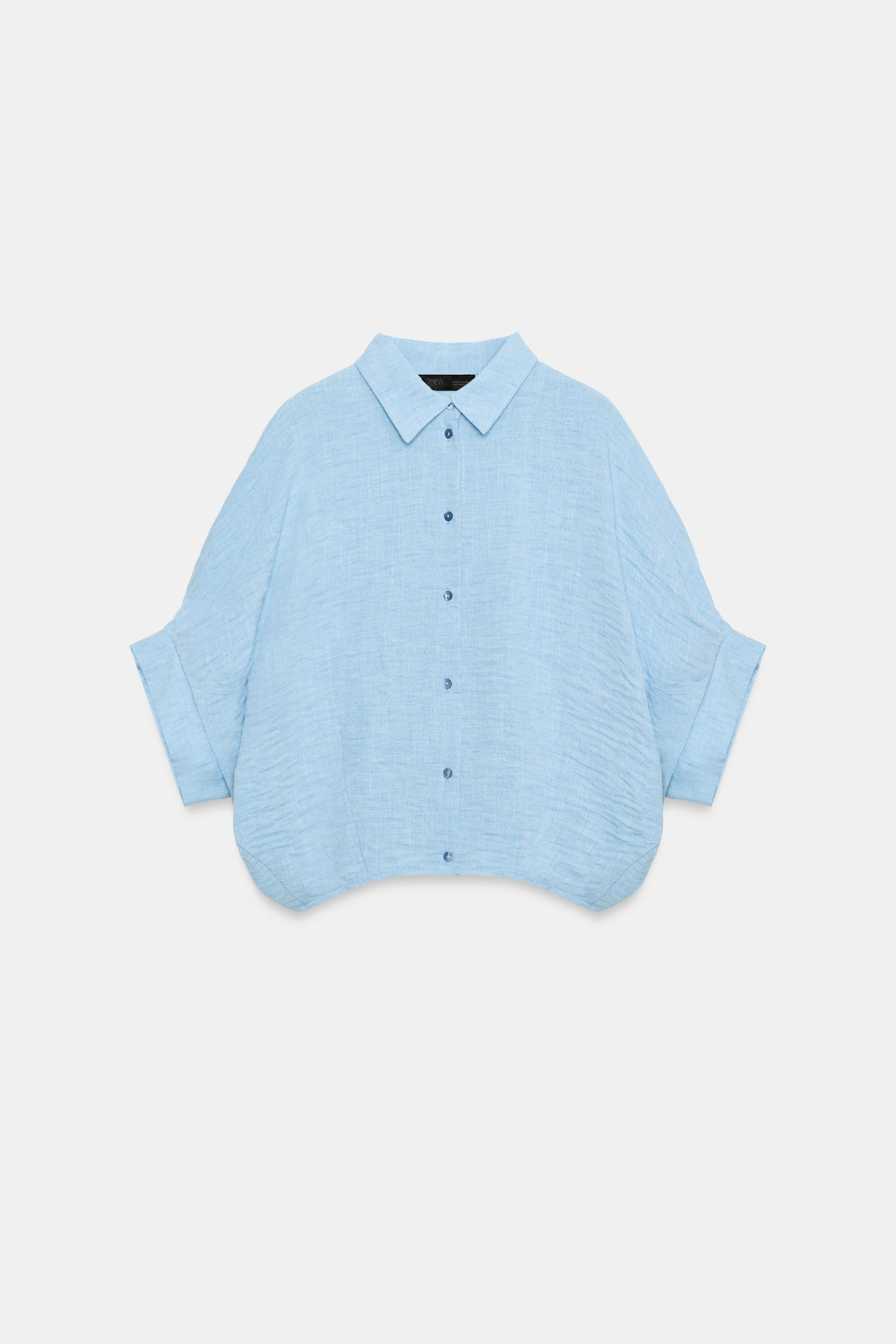SHORT SLEEVE BALLOON SHIRT | Zara US