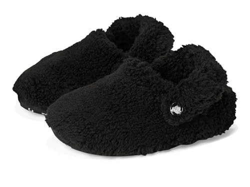 Crocs Unisex Kid's Classic Cozzzy Slippers (Little Kid/Big Kid) Black 6 Big Kid Medium | Amazon (US)