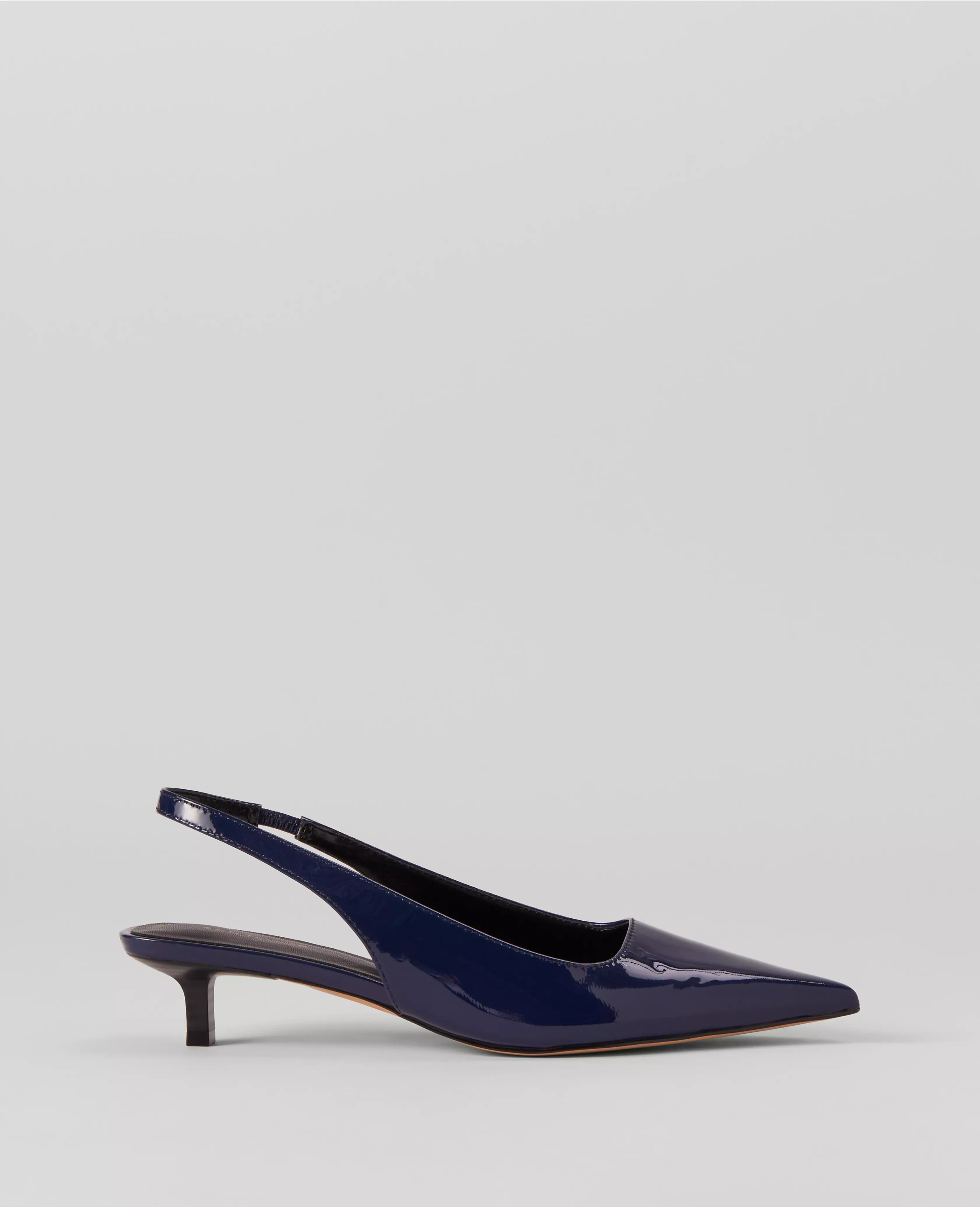 Patent Leather Kitten Heel Slingback Pumps | Ann Taylor