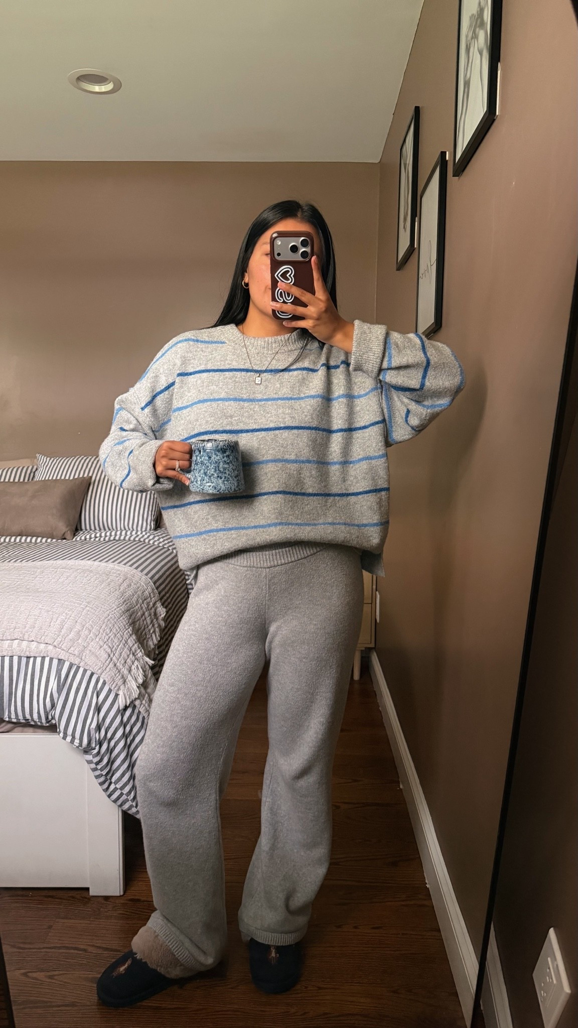 Lazy stay home fit ! 🩶🩵