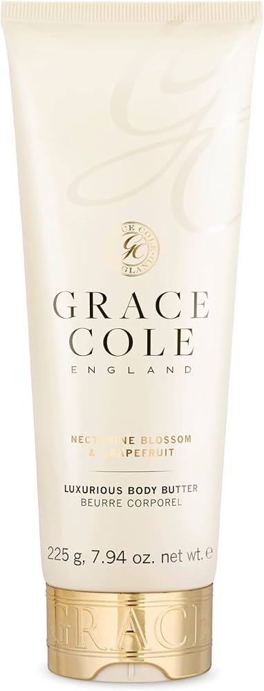 Grace Cole Nectarine Blossom & Grapefruit Scented Shea Body Butter 225ml Refreshing & Moisturisin... | Amazon (UK)