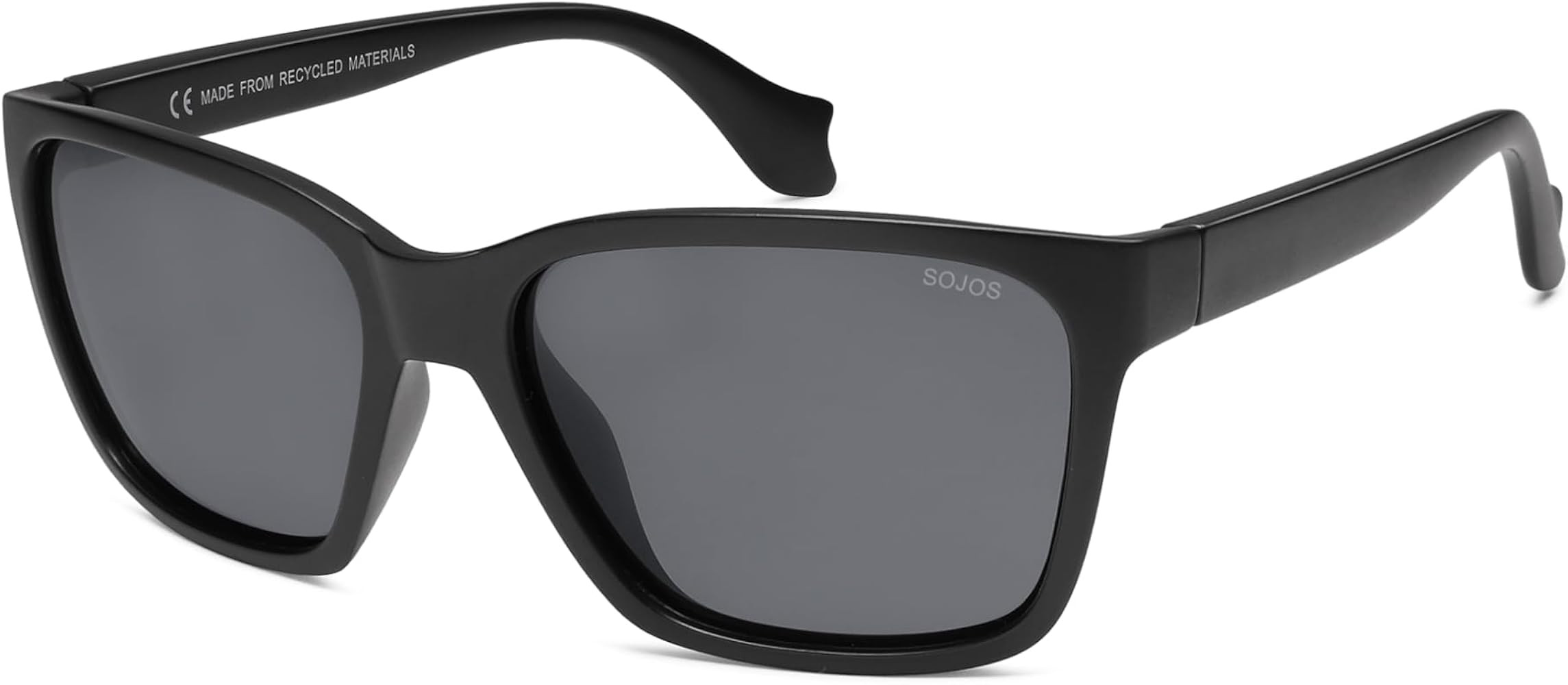 SOJOS Ocean Collection Polarized Sunglasses Men Square Recycled Fishing Net frame Eco-Friendly UV400 Shades, Pacific Ocean | Amazon (US)