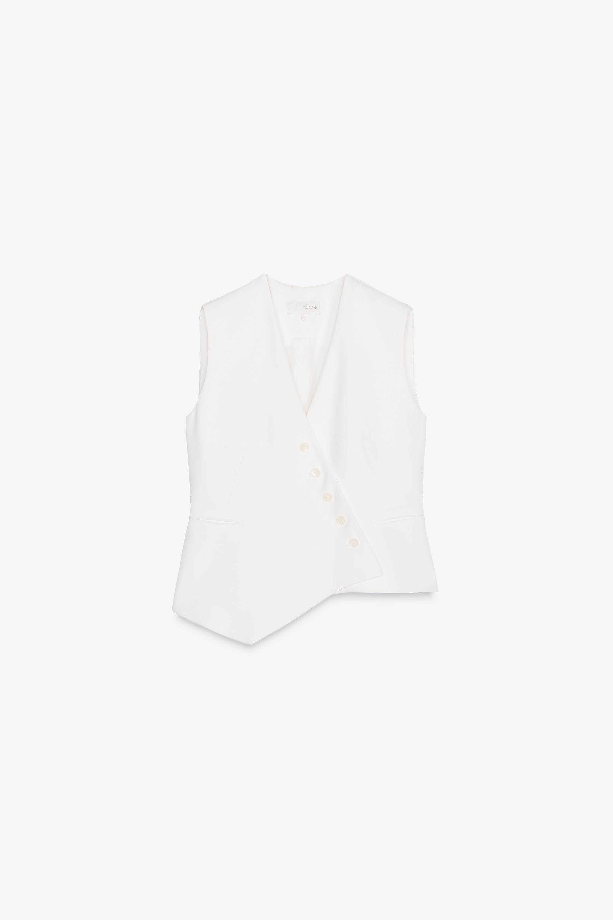 ZW COLLECTION ASYMMETRIC VEST | Zara US