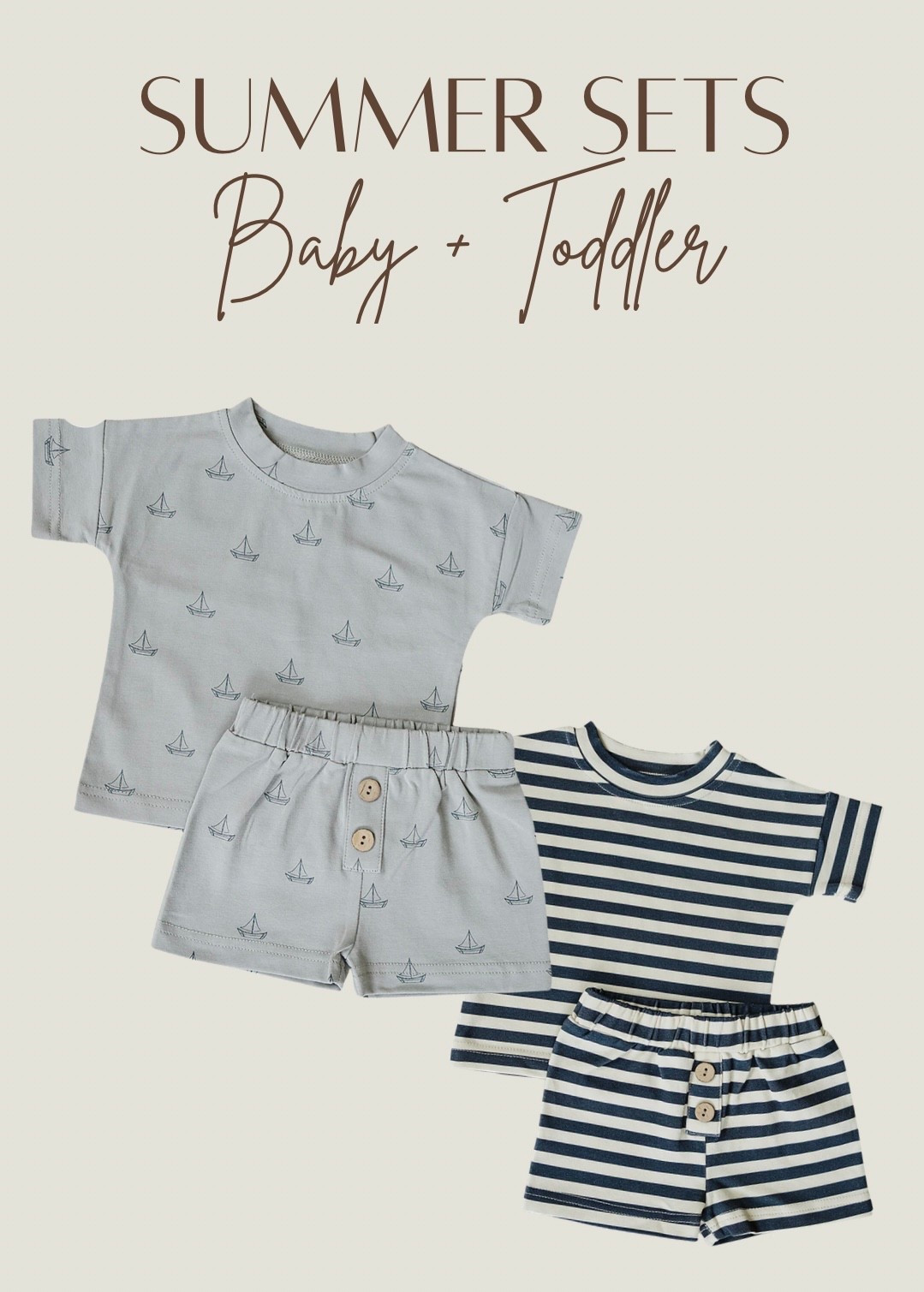 Love these adorable sets for toddler boys & babies. Such an easy toddler outfit! I also LOVE the quality of this brand ⚓️ 
Kids summer outfit, boy summer outfit, toddler spring outfit

#LTKBaby #LTKSeasonal #LTKKids