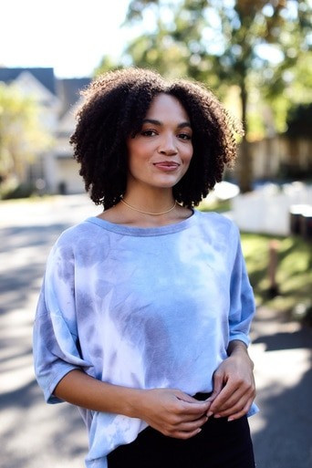 Danielle Oversized Tie-Dye Top | Dress Up