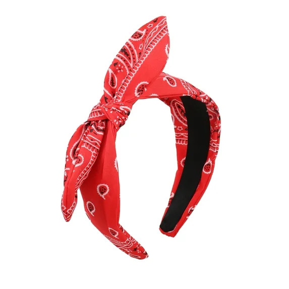 Way to Celebrate Americana Red Bandana Print Headband | Walmart (US)