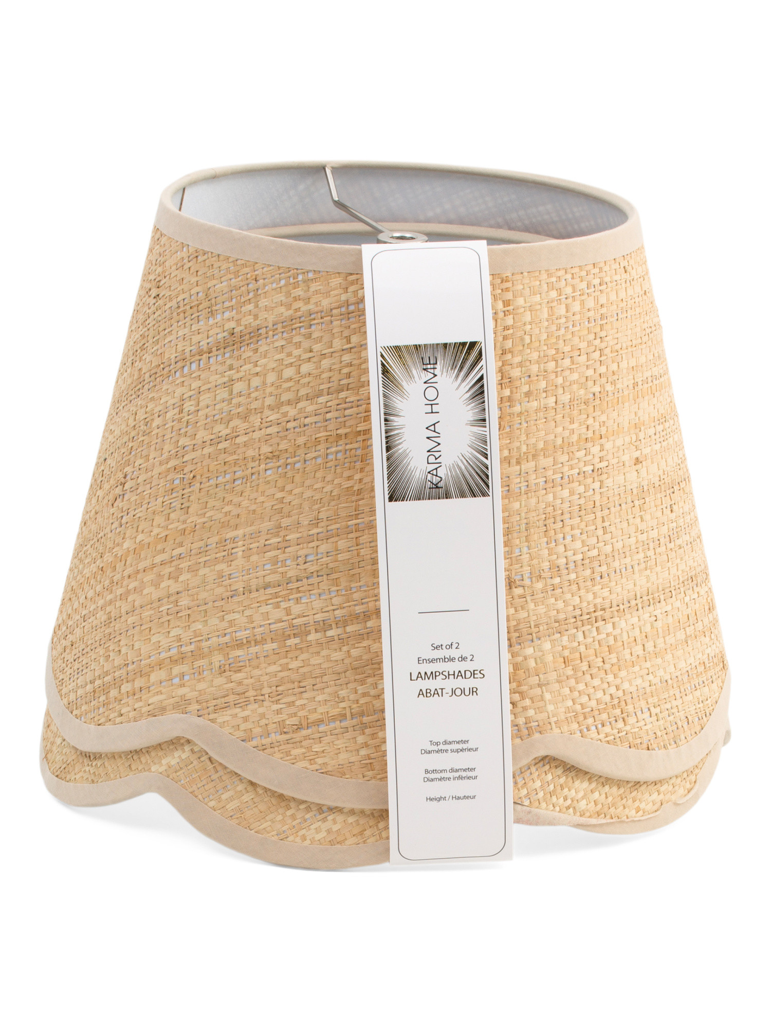 KARMA HOME
							
							2pk Scalloped Tonal Edge Lamp Shades
						
						
							

	
		
						... | Marshalls