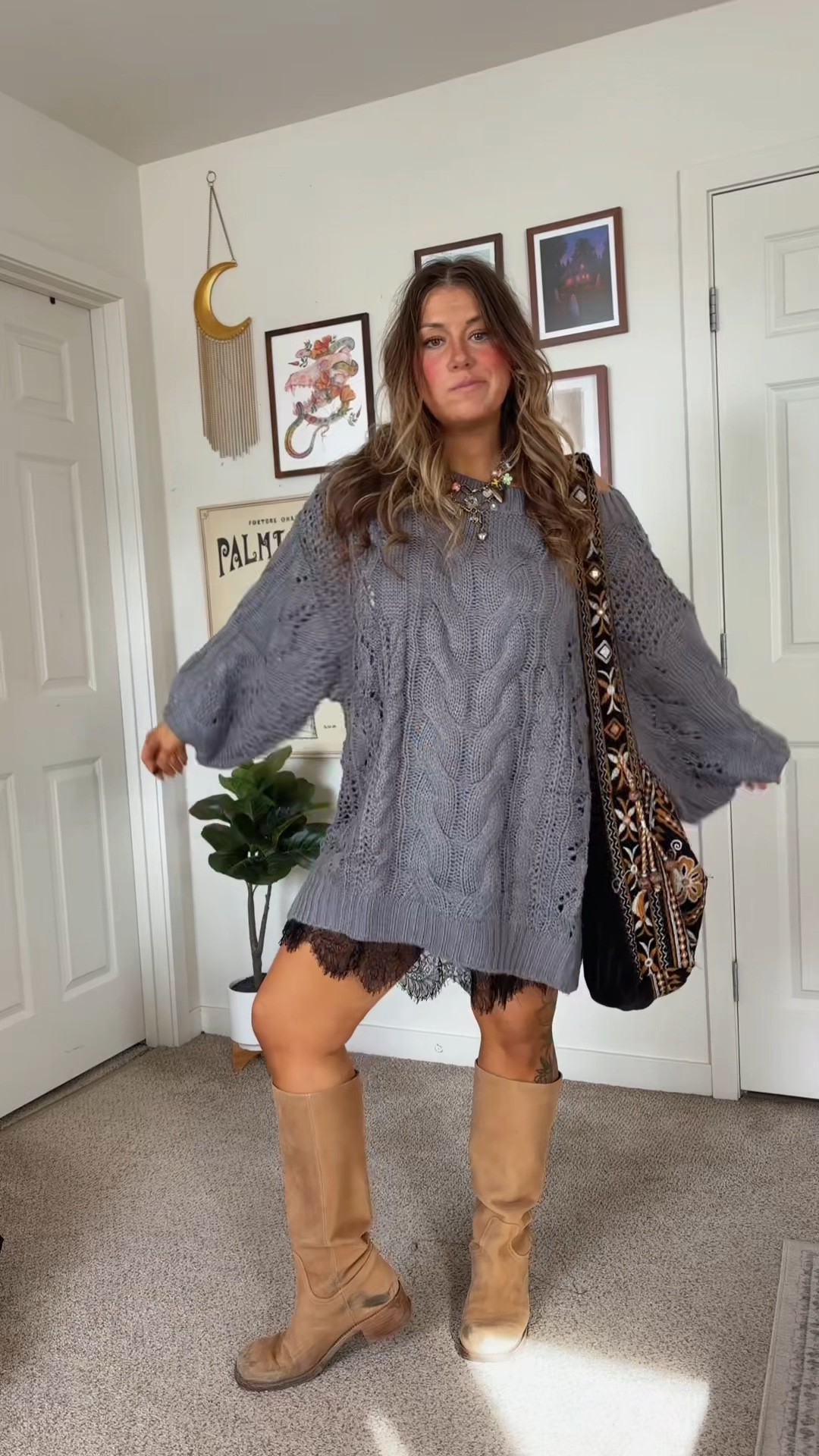 Styling an oversized sweater :)

#LTKStyleTip #LTKMidsize #LTKPlusSize