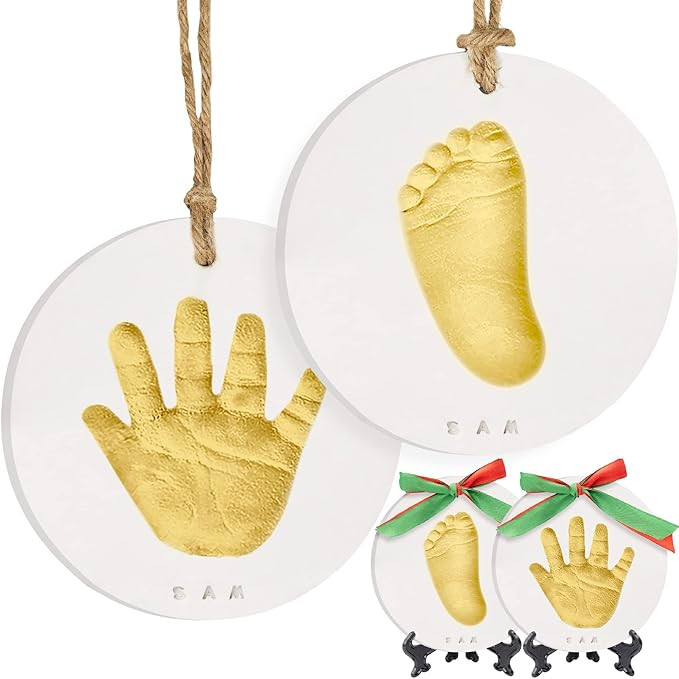 Baby Hand and Footprint Kit - Personalized Baby Foot Printing Kit for Newborn - Baby Footprint Ki... | Amazon (US)