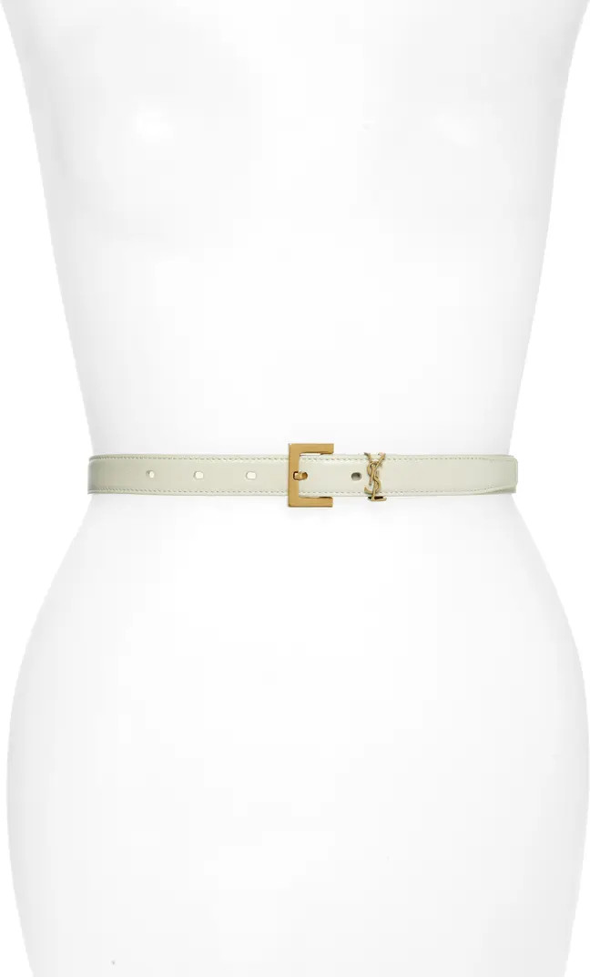 Saint Laurent YSL Cintura Leather Belt | Nordstrom | Nordstrom