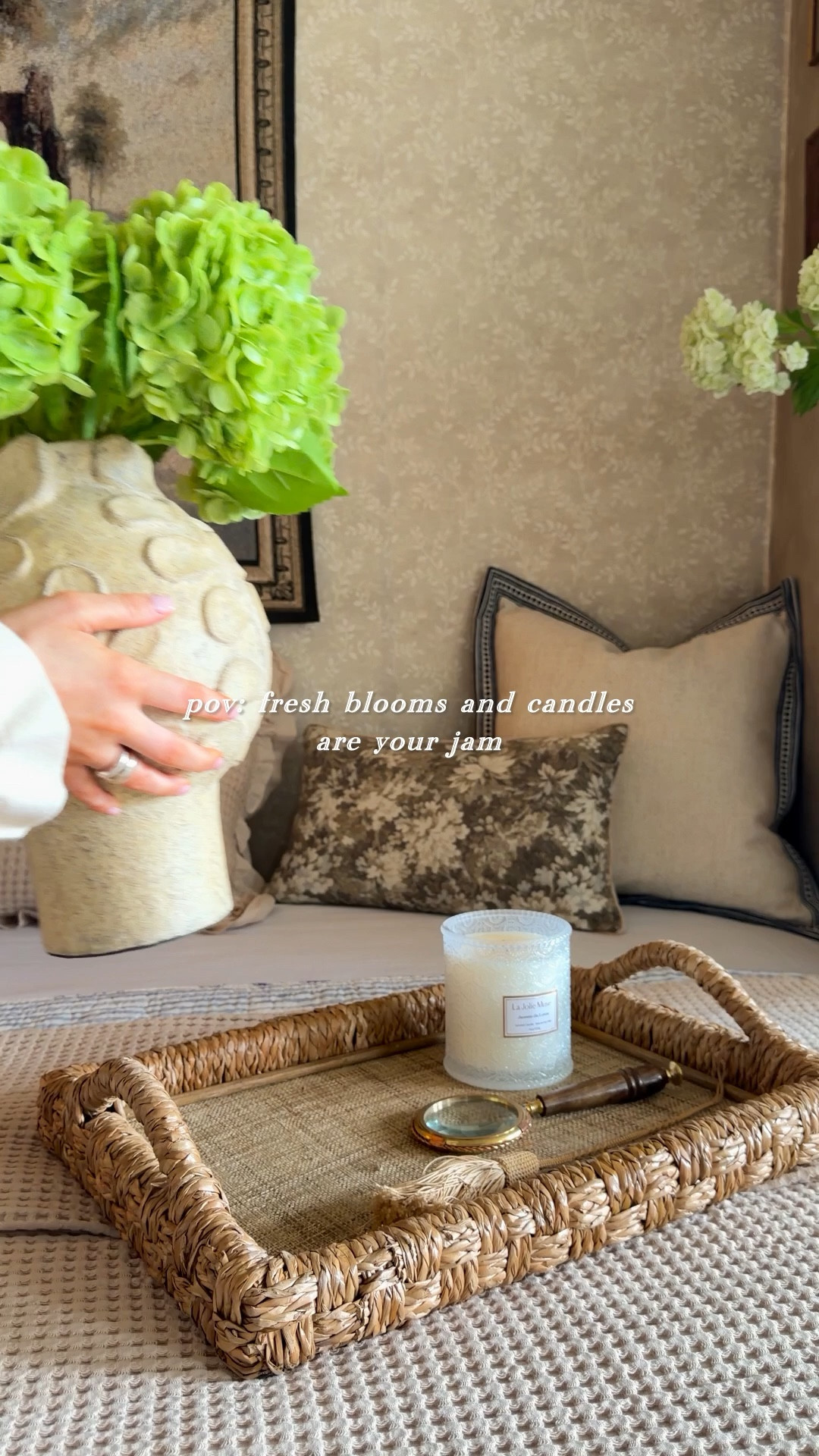 Cozy candlelight and fresh florals are forever my go to for creating a lived-in home! 🤍🌿🕯️

#LTKHome #LTKSaleAlert #LTKSeasonal