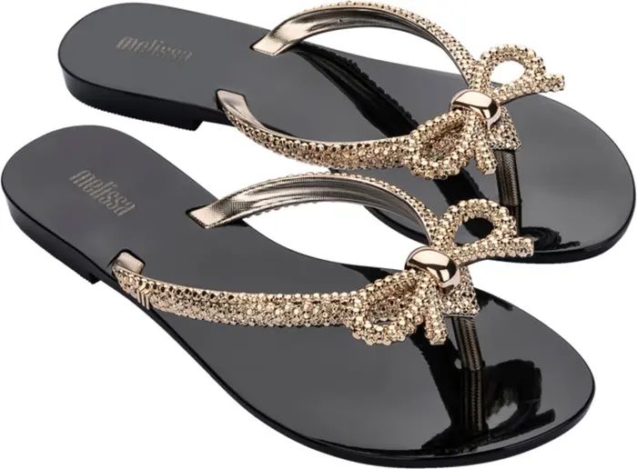 Melissa Harmonic Chrome IX Water Resistant Flip Flop | Nordstrom | Nordstrom