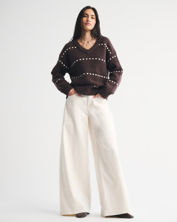 Dad V-Neck Sweater | Abercrombie & Fitch (US)