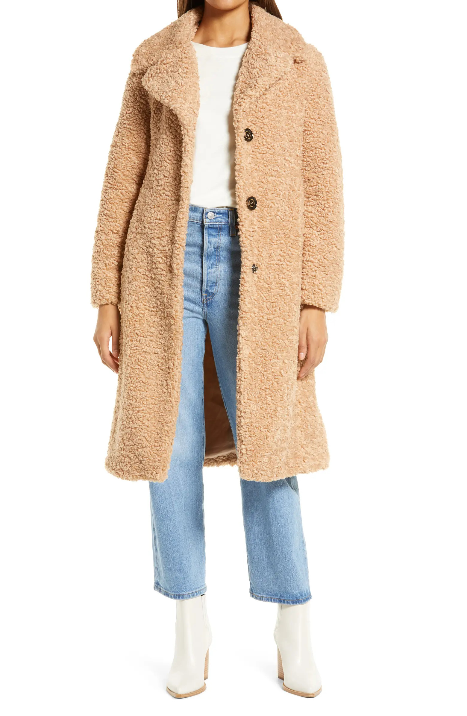 Teddy Bear Long Coat | Nordstrom