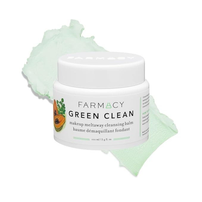 Farmacy Makeup Remover Cleansing Balm - Green Clean Waterproof Makeup Remover Balm + Oil Cleanser... | Amazon (US)