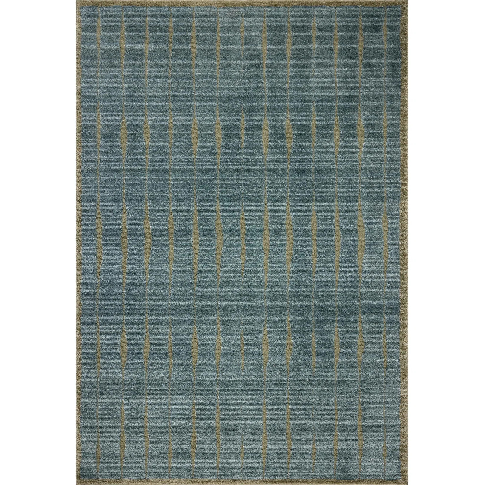 Chris Loves Julia x Loloi Calvin Ocean / Olive Area Rug | Wayfair North America