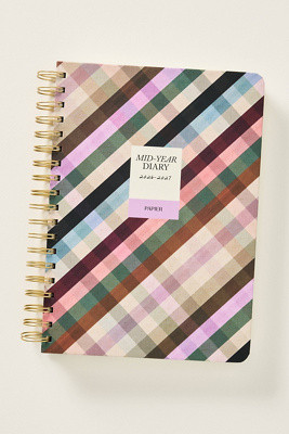 Anthropologie X Papier B5 Spiral 17-Month Mid-Year Planner | Anthropologie (US)