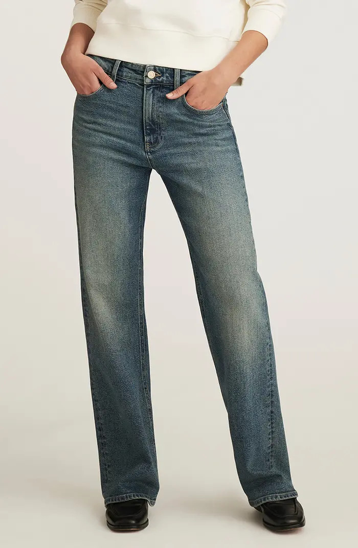 Taylor High Waist Relaxed Straight Leg Jeans | Nordstrom