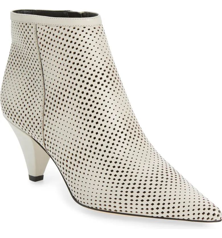 SARTO by Franco Sarto Bobbi Perforated Pointy Toe Bootie | Nordstrom | Nordstrom