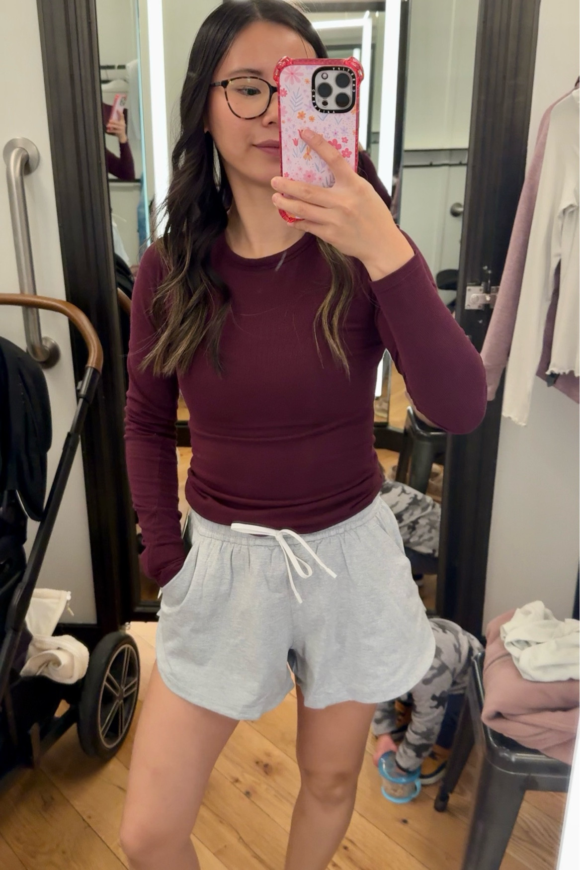 lululemon soft jersey curved hem shorts size XS
Top size 2 

#LTKfitness #LTKwinter #LTKcanada