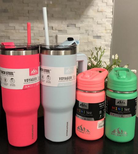 Stainless steel insulated tumblers and mini bottles. 24 hours cold/10 hours hot.

#LTKGiftGuide #LTKFitness #LTKActive